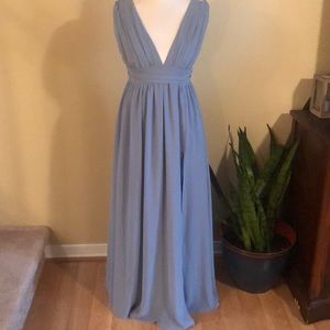 High slit maxi dress